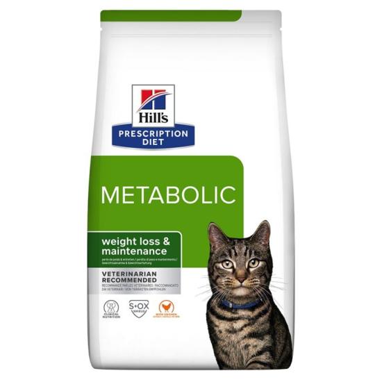 hill's prescription diet metabolic croquettes pour chat au poulet